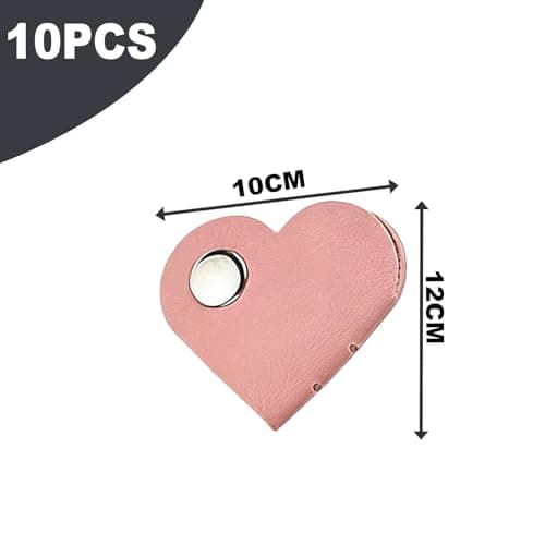 PureSphere 10-Pack Heart Shape PU Cable Tidy Straps, Random Multicolour — view 2