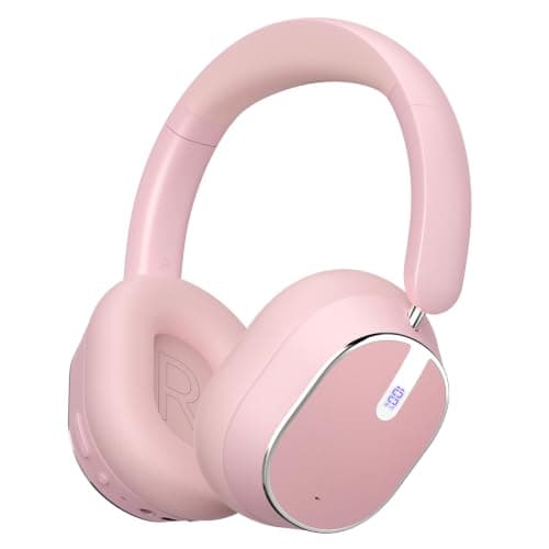 MMWOWARTS Hybrid Active Noise Cancelling Bluetooth Headphones,Bluetooth 6.0 Over Ear Wireless Headphones with 120H Playtime, Hi-Res Audio, Deep Bass, Memory Foam Ear Cups for Home Office Travel