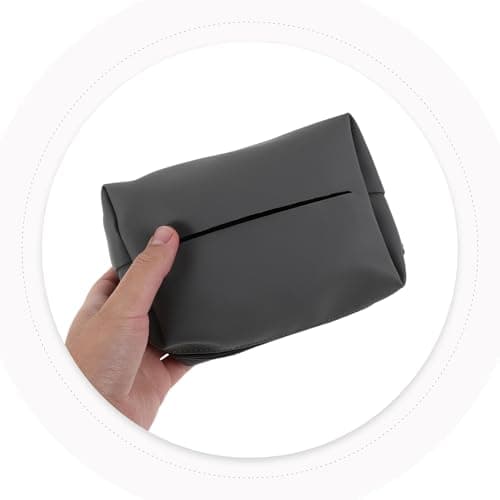 Mobestech 2pcs Car Tissue Box Tissue Holder for Seat and Backseat Organizer for Road Trips and Family Cars Interior — view 4