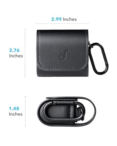 soundcore by Anker, Earbuds Travel Case, Fits Multiple soundcore Earbuds, Anti-Scratch, Portable, Magnetic Closure, Black — view 6