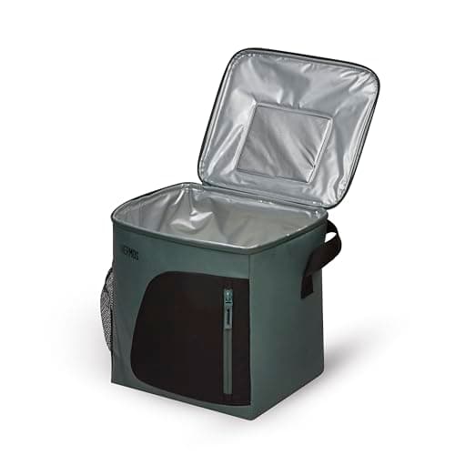 Thermos Radiance 17L Insulated Family Cool Bag Rock Cap Green – Large Picnic & Cooler Bag, Leak-Resistant Food-Safe Lining, Isotec™ Insulation Keeps Food Cold 5 Hours, Shoulder Strap & Storage Pockets — view 3