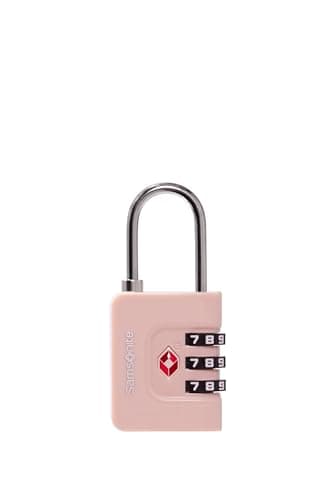 Samsonite TA Revolution - TSA Combination Lock with 3-Digit Code, Secure Luggage Lock for suitcases & Bags, Suitcase Lock, Pink — view 2