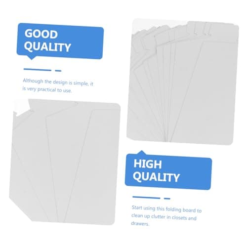 Paper Clothes Folder Boards 20 Pcs for Shirts Storage Back to School Decor — view 3