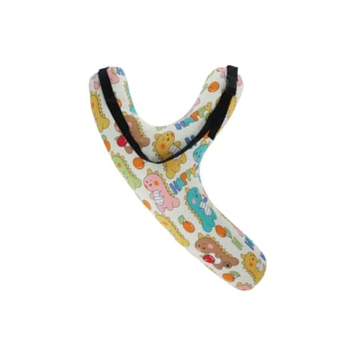 Kids Y-Shaped Travel Pillow Car Seat Belt Head Neck Support Cushion Soft Headrest Sleeping Pillow Universal Car Seat Belt Cushion Adjustable Car Seat Strap Cover Pad Protector for Car Travel Journey — view 4