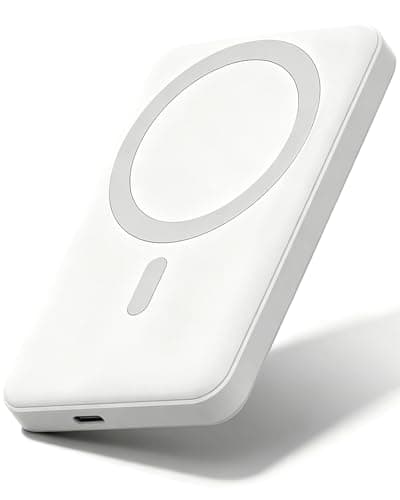 Power Bank, Ultra-Slim 10000mAh Wireless Portable Charger, 20W Magnetic Power Bank Fast Charging with USB-C in&Out, Battery Pack for iPhone Air/17/16/15/14/13/12 Plus/Pro/Pro Max, Samsung, Android