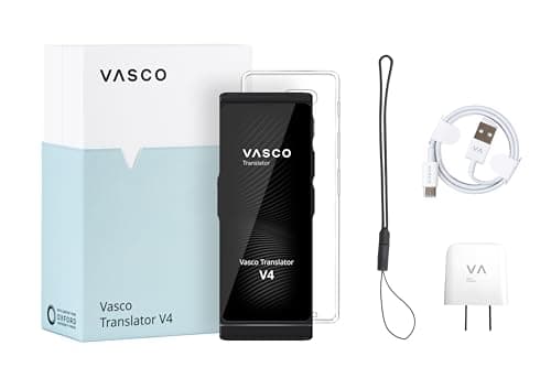 Vasco V4 Language Translator Device | 112 Languages | Free Lifetime Internet in Almost 200 Countries | Black Onyx — view 2