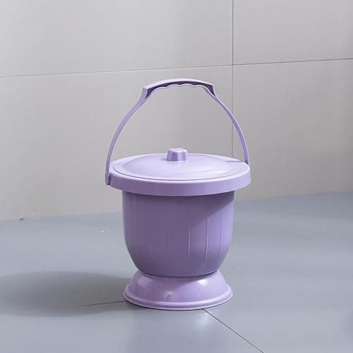 ChuYiElegance Portable Urinal Pot with Lid for Camping and Travel, Purple S — view 5