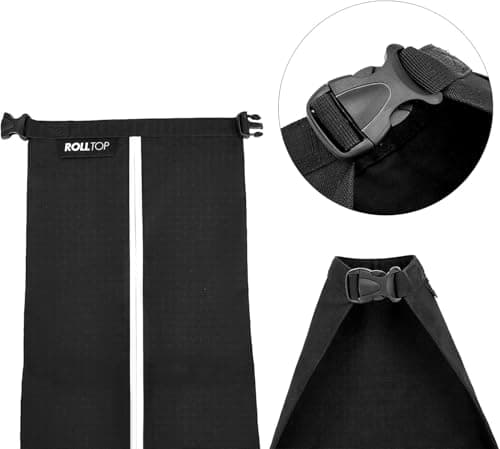 dekayaker Padded Ski Bag with Wheels Ski Pack with Wheels for Air Travel, The Padded Ski Bag can Accommodate Skis up to 200 cm. — view 6