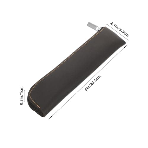 Healeved Insulin Pen Carrying Case, Leather Insulin Cooler Bags Pen Carrier Pouch Zipper Diabetic Medicine Storage Bag Case Protector Supplies (Black) — view 6