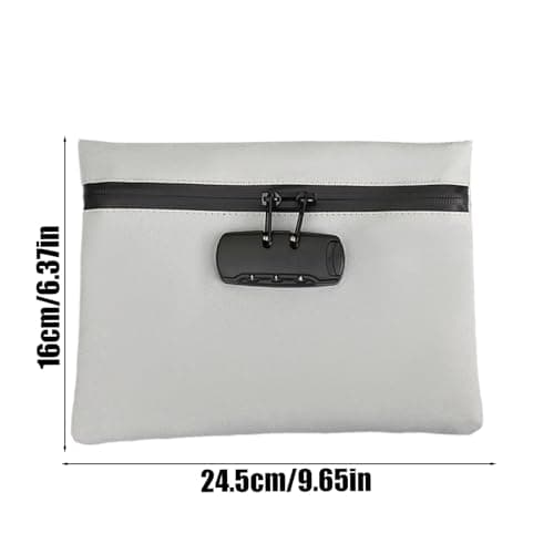 Bags With Combination Lock, Theft-Proof Container, Portable Carry Handle Bag, Waterproof Container For School Beach Travel Home Gym Office Camping — view 3