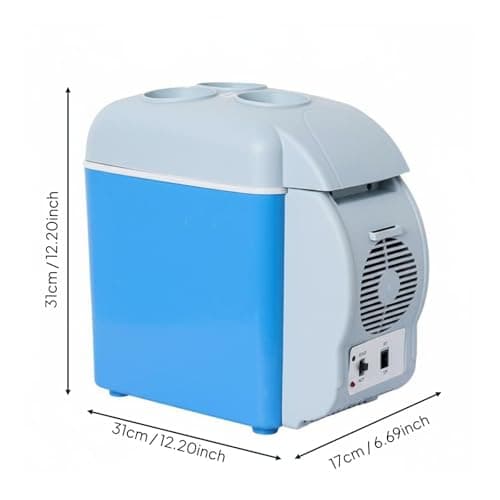 7.5L Portable Car Fridge, 12V Electric Cooler & Warmer with Carry Strap — view 4