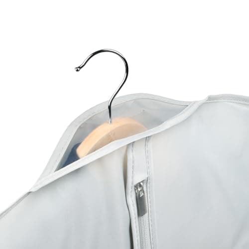 Univivi Suit Bags for Men 43 inch Suit Covers Garment Bags Grey, Set of 5 — view 4