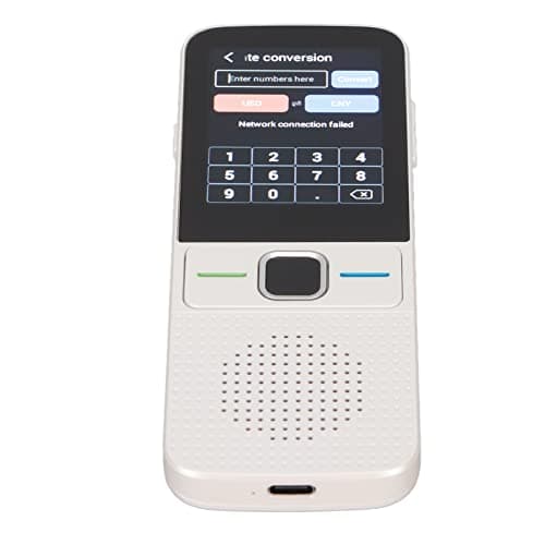 SIXRUN Smart Voice Translator, 138 Languages 2.4in Touchscreen WiFi (White) — view 4