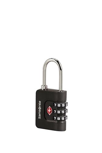 Samsonite TA Revolution - TSA Combination Lock with 3-Digit Code, Secure Luggage Lock for suitcases & Bags, Suitcase Lock, Black