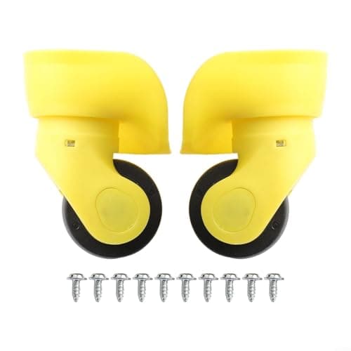 Suitcase Replacement Wheels High-Strength Plastic Quiet Rolling — view 3