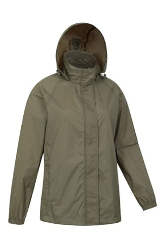 Mountain Warehouse Pakka Womens Waterproof Rain Jacket Khaki 12 — view 2