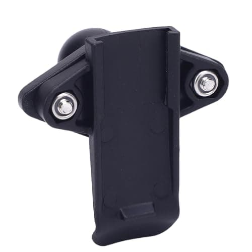 VGEBY Motorcycle GPS Mount with 1 Inch Ball, Nylon Black (Back Clip Kit)