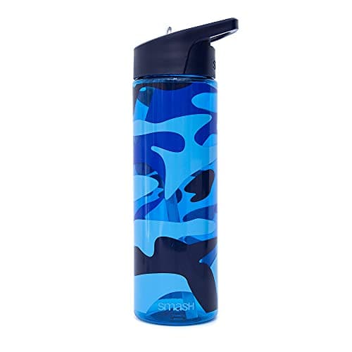 Smash Water Bottle with Straw 700ml- Camo