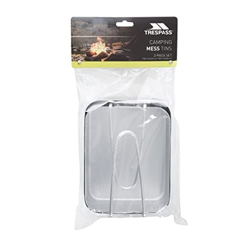 Trespass 2 Set Aluminium Mess Tin Camping Cooking Pan — view 2