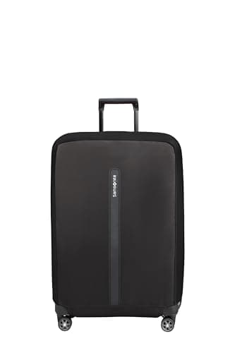 Samsonite TA Revolution - Foldable protective cover for size L suitcases, suitcase cover suitable for 75–79 cm, suitcase protection, with reflective detail, Black — view 2