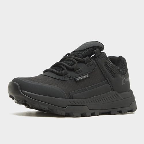 Berghaus Kids’ Galactic Low Walking Shoe with High Traction Sole, Waterproof, Breathable, Lightweight Trainers (Black (No Strap), UK Footwear Size System, Big Kid, Numeric, Medium, 3) — view 4