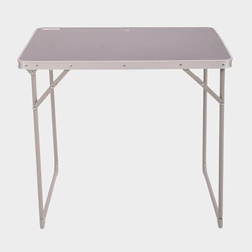 Hi-Gear Folding Picnic Table, MDF Top, Anodised Steel Frame, 70x50x62cm, with Carry Bag, Lightweight, Portable, for Camping, Festivals, Outdoor Use (Grey) — view 5