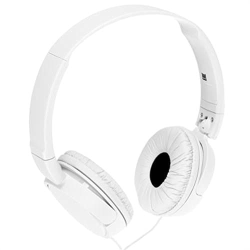 Sony MDR-ZX110 Wired Overhead Headphones, Neodymium Dynamic Drivers, Swivel Fold Design - White — view 4