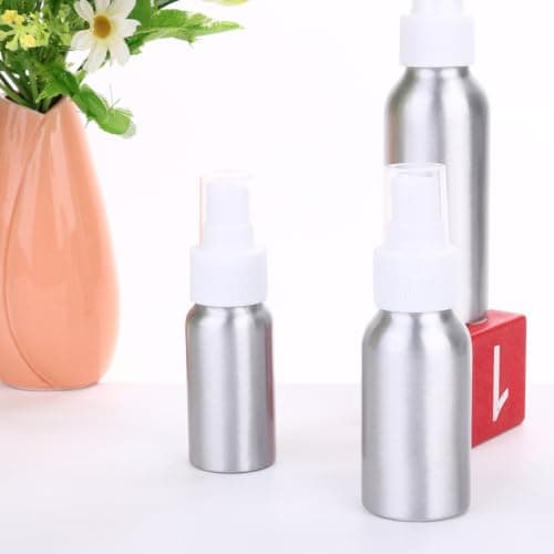 Refillable Perfume Bottle with Spray Nozzle 3pc Aluminum Travel 50ml — view 5
