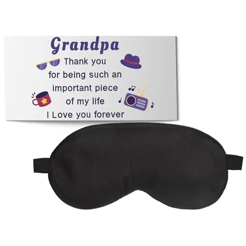 Dayofun Gifts for Grandpa - Fathers-Day Grandpa Birthday Christmas Gifts Sleep Mask,Great Grandparents Day Gift for Grandfather Grandparents Gift from Grandchildren Grandkids Stocking Stuffers
