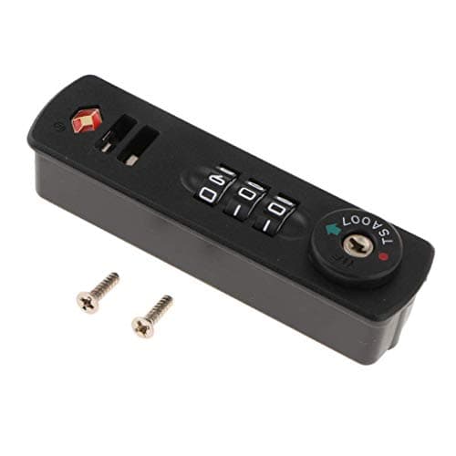 1PC Combination Lock,TSA007 Luggage Travel Lock & 3 Digit(Set Many Different Combinations) for Bag Case, Cloth/PC Box, Suitcase - Black — view 5