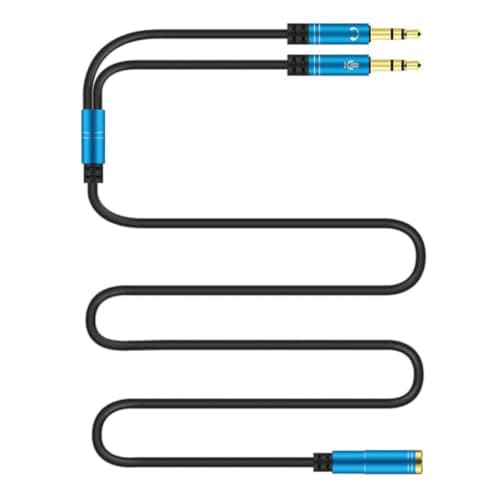 Connector Professional Adapter Dual Hole Aluminum Alloy Earphone Splitter