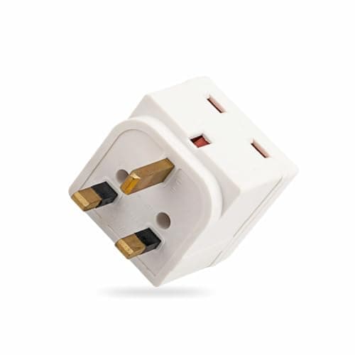 13A 3 Pin UK Plug Adapter – 2 Way Multi Plug Power Adaptor