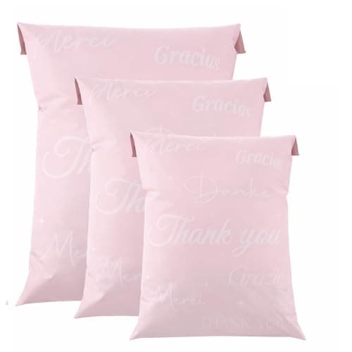 60Pcs Packaging Bags Mailing Parcel Shipping Postage Bags 3 Sizes