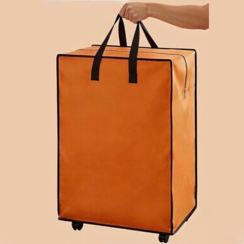 Waterproof Moving Bag with Wheels 42x33x65cm Heavy Duty(blue) — view 3