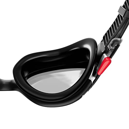 Speedo Unisex Biofuse 2.0 SwiMing Goggles | Patented Easy Adjustment | Anti-fog | Anti-leak | Enhanced Fit | Improved Comfort, Black/Smoke, One Size — view 4