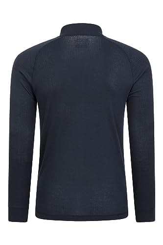 Mountain Warehouse Talus Mens Thermal Zip Neck Top Navy (Zi XL — view 5