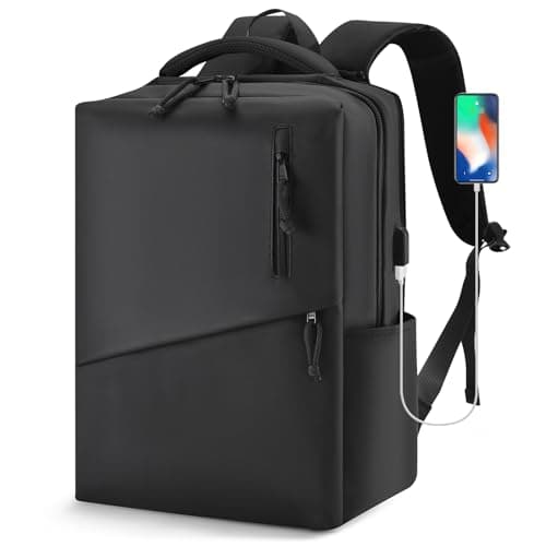 SPAHER for Ryanair Cabin Bag 40x30x20 Underseat Travel Cabin Backpack Laptop Backpack 15.6 Inch with USB Charging Port Waterproof Carry on Hand Luggage Daypack Men Women Rucksack for School Business