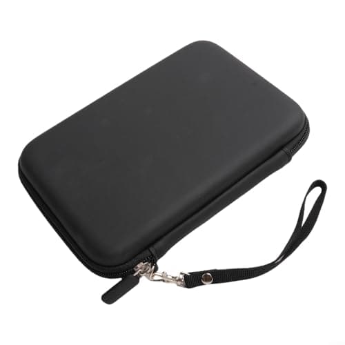 Sisinkal 7-Inch GPS Carrying Case Hard Shell Tablet Sleeve Pouch Bag with Mesh Compartment for Accessories Compatible for Dezl Devices Travel Storage Black — view 2