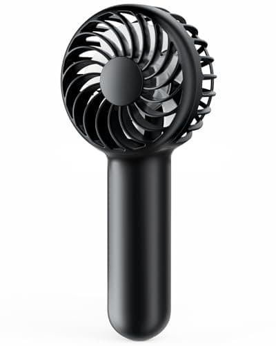 Gaiatop Mini Portable Handheld Fan, Travel Essentials for Women Girl Black