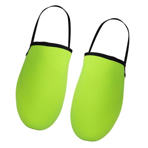 mophrati Water Resistant Half Shoecover Toe Warmers Smart Choice,Green,L — view 4