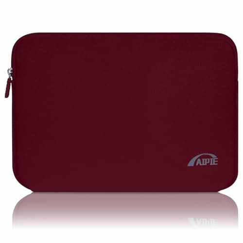 AIPIE Chromebook Case 11.6 12 Inch Laptop Sleeve Shockproof Tablet PC Bag Compatable with Acer, Dell, ASUS, HP, Lenovo IdeaPad, Samsung Galaxy, Microsoft Surface Pro 9 Women Wine Red 11.6 Inch