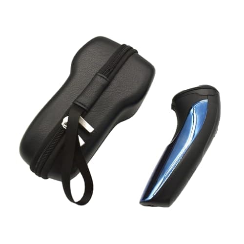 BCEPDCHR Hard Travel Case for Braun Series 1/Series3/Series 5/Series 7/Series 9 Philips Series S1000/S3000/S5000/S7000/S9000 Razor Shaver,JISULIFE Handheld Fan Pro1S/ F8X/F8/FA55 (Black Zipper Strip) — view 5