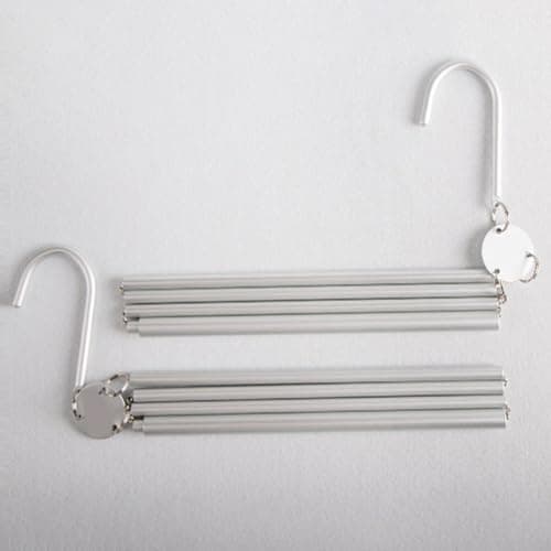Foldable Travel Hangers 3pcs Aluminum Space Saving — view 3