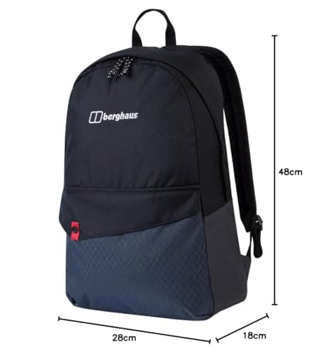 Berghaus Unisex Brand Bag 25 Litre Backpack| Comfortable Fit | Durable Design | Rucksack for Men and Women Day Packs, Jet Black/Carbon, One Size — view 6
