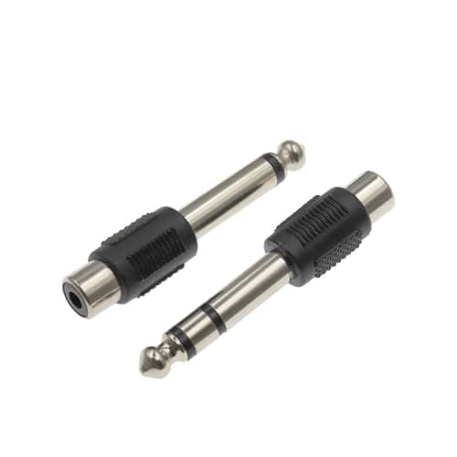 1PCS Female Socket Turn 3.5MM Stereo Plug Audio Adapter 6.3MM Stereo Plug To Socket 2 In 1 Stereo Connector(Lavender) — view 5