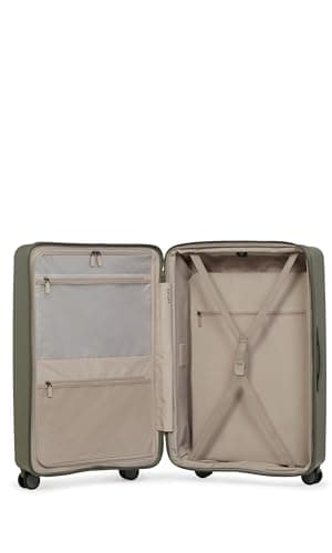 ANTLER - Stamford 2.0 Hard Shell Large Suitcase - Durable, Lightweight & Expandable, 4 Spinner Wheels - Adjustable Handle, TSA Lock, 81cm - Green — view 4