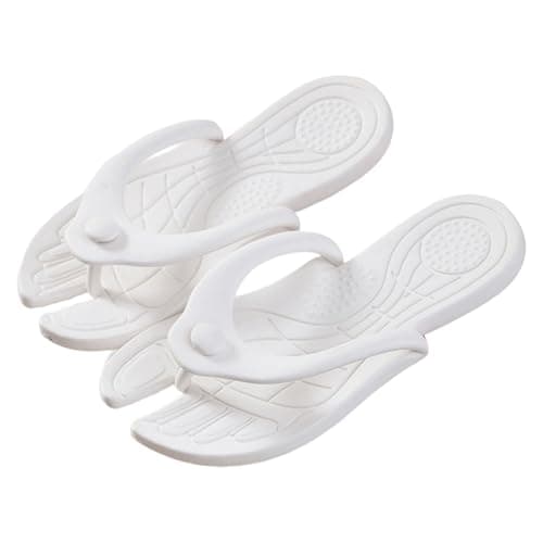Unisex Travel Foldable Flip Flops Men Summer Portable Indoor Outdoor Shoes Non-Slip Rubber Sole Thong Sandals Beach Pool Sandals Massage Detachable Slider Shoe House Spa Yoga Open Toes Slippers