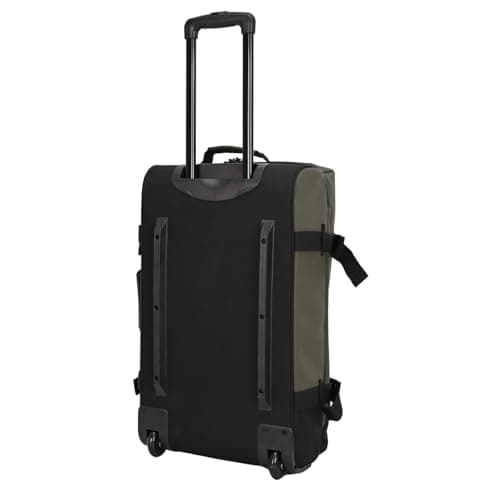 Hodge & Hodge Safari Duffle Suitcase 24” Lightweight Soft Shell Luggage with Inline Wheels, Water-Resistant PU Exterior, Telescopic Handle, Compression Straps, Lockable Zippers, Front Pocket — view 6