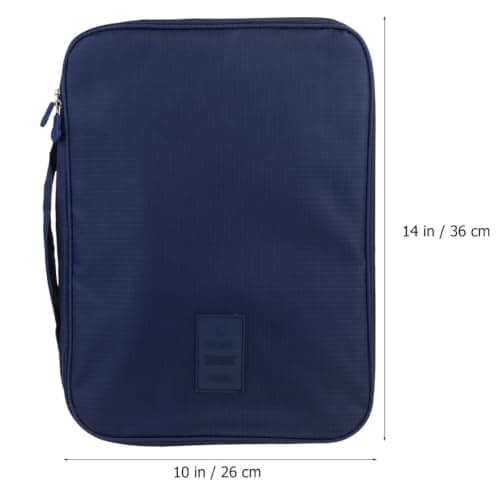 Navy Oxford Anti-wrinkle Shirt Storage Pouch for Travel — view 2