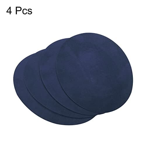 sourcing map Elbow Knee Iron-on Fabric Patches Repair Patches Oval Turquoise Blue for Clothing Repair Crafts Repair Kit Backpack Shoes Decoration Pack of 4 — view 3